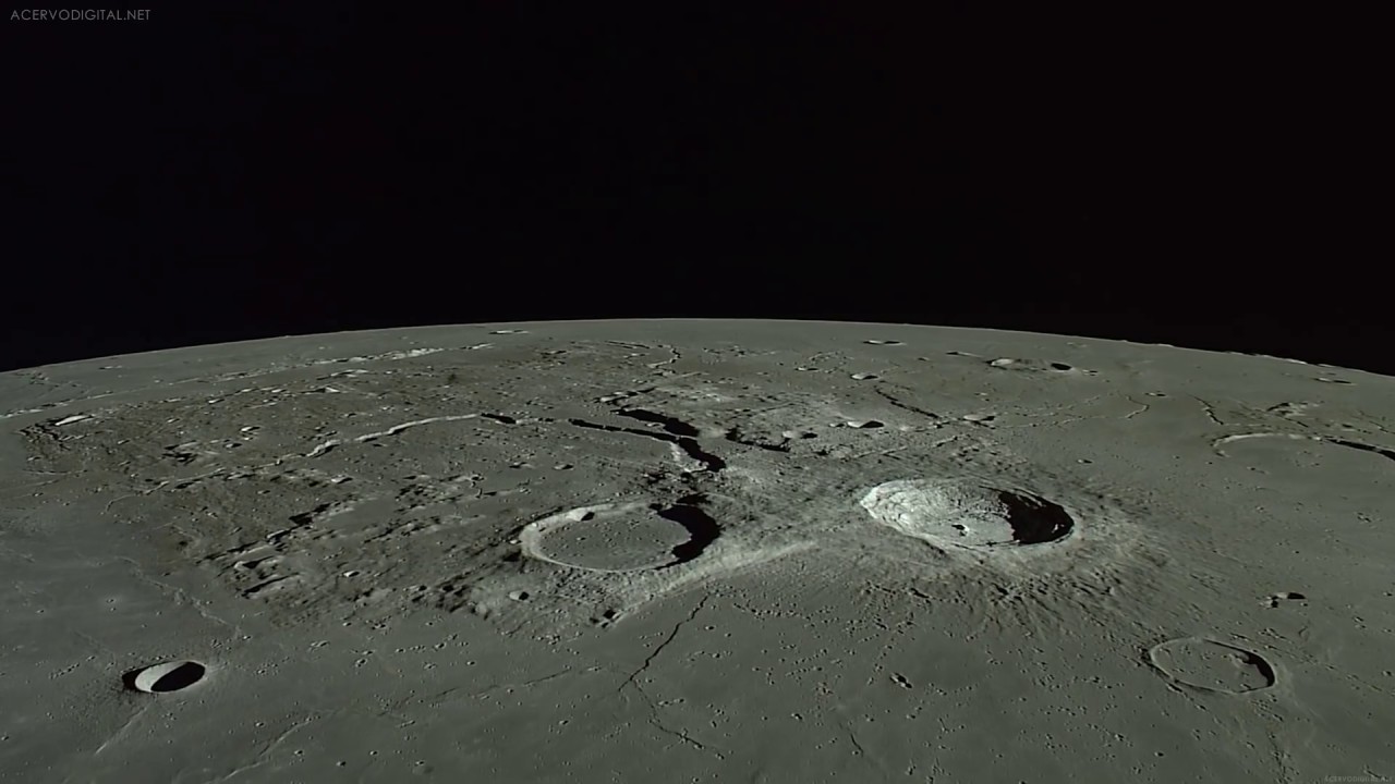 IMAGENS DA LUA (HD) - Sonda Espacial Kaguya do Japão