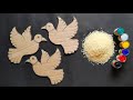Unique Birds Wall Hanging Craft | Best Out Of Waste Cardboard | Home Decoration Ideas