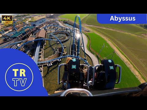 Abyssus Backrow Onride POV l 2024 l 4k l Energylandia l Rollercoaster POV