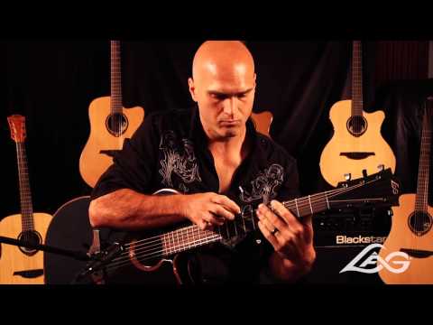 Randy Collins plays the Lâg T100 Slim-Body Cutaway Electric