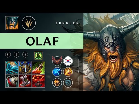 Olaf Jungle vs Viego - KR Grandmaster Patch 26.01