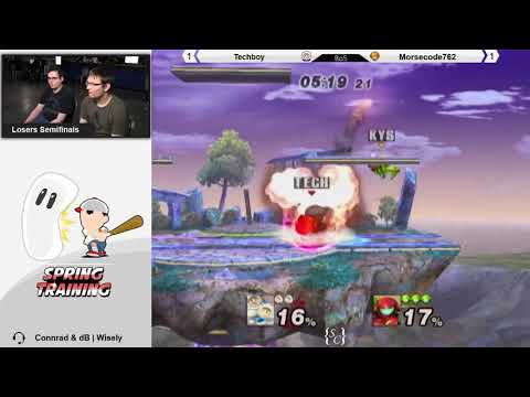 Techboy (Ice Climbers) vs Morsecode762 (Samus) - Spring Training PM Losers Semis