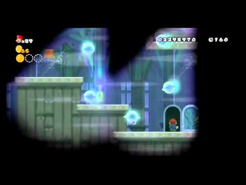 Another Super Mario Bros. Wii 100%: 5-Ghost House