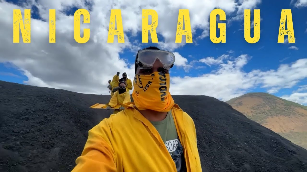 SURVIVING EXTREME VOLCANO BOARDING IN NICARAGUA! 🇳🇮