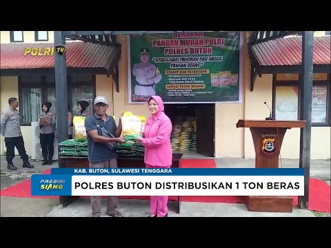 POLRES BUTON LAKSANAKAN GERAKAN PANGAN MURAH