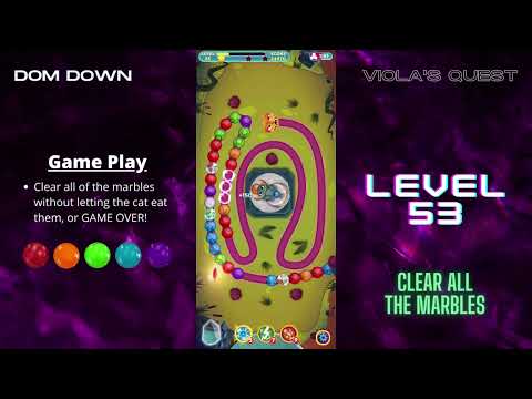 Viola's Quest 🟣🟠🔴 / Level 53 / Dom Down