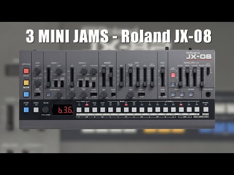 Roland Boutique JX-08 - Mega Impressed - 3 Mini-Jams Sounds Fantastic - Espen Kraft Review Unfair ?