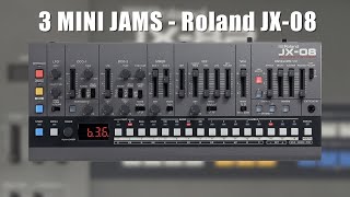 Video thumbnail for Roland Boutique JX-08 - Mega Impressed - 3 Mini-Jams Sounds Fantastic - Espen Kraft Review Unfair ? by kvfive