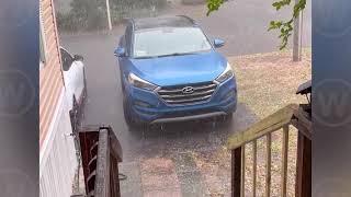 Chaos in Florida Today! Baseball-Sized Hail Damages Cars and Homes in Gainesville