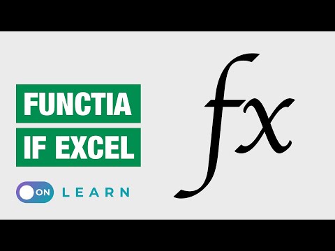Functia IF in Excel - tot ce trebuie sa stii