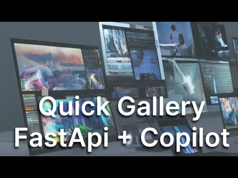 FastApi image gallery with Github Copilot and GPT-3