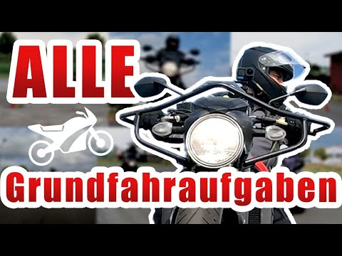 ALLE Grundfahraufgaben mit dem Motorrad zusammengefasst 🏍 | Darauf achtet der Prüfer