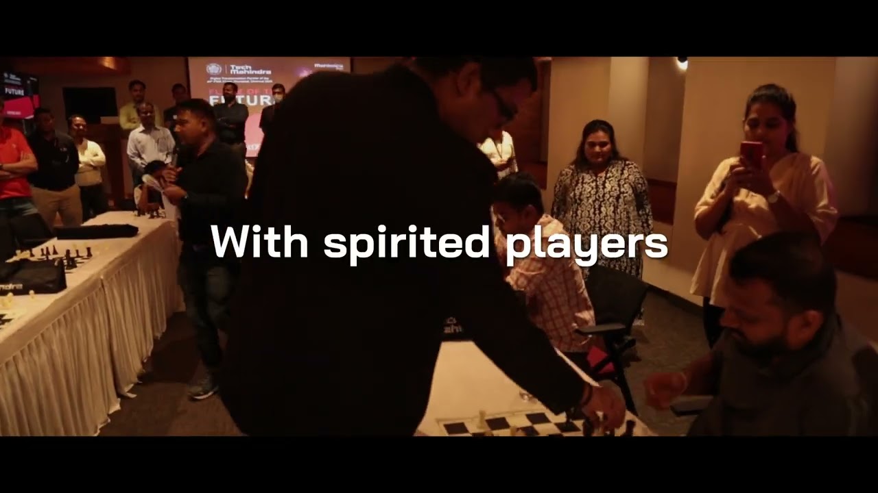 Chess Gaja corporate chess event — GM Priyadharshan Kannappan