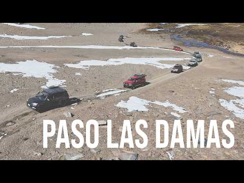 Epic Crossing to the Border between Chile and Argentina at Paso Las Damas | 4K