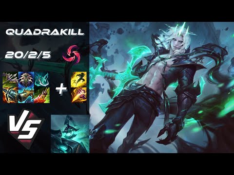 JUNGLE Viego vs Hecarim [QUADRAKILL] - NA Challenger Patch 14.12