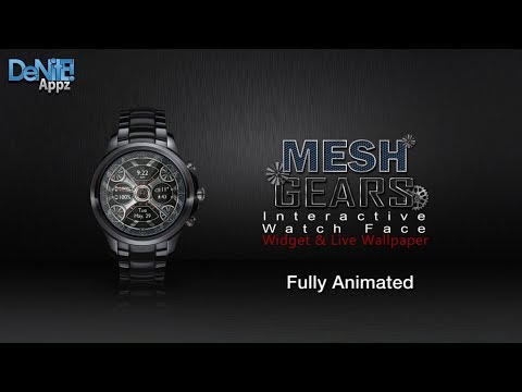 Mesh Gears HD Watch Face Video