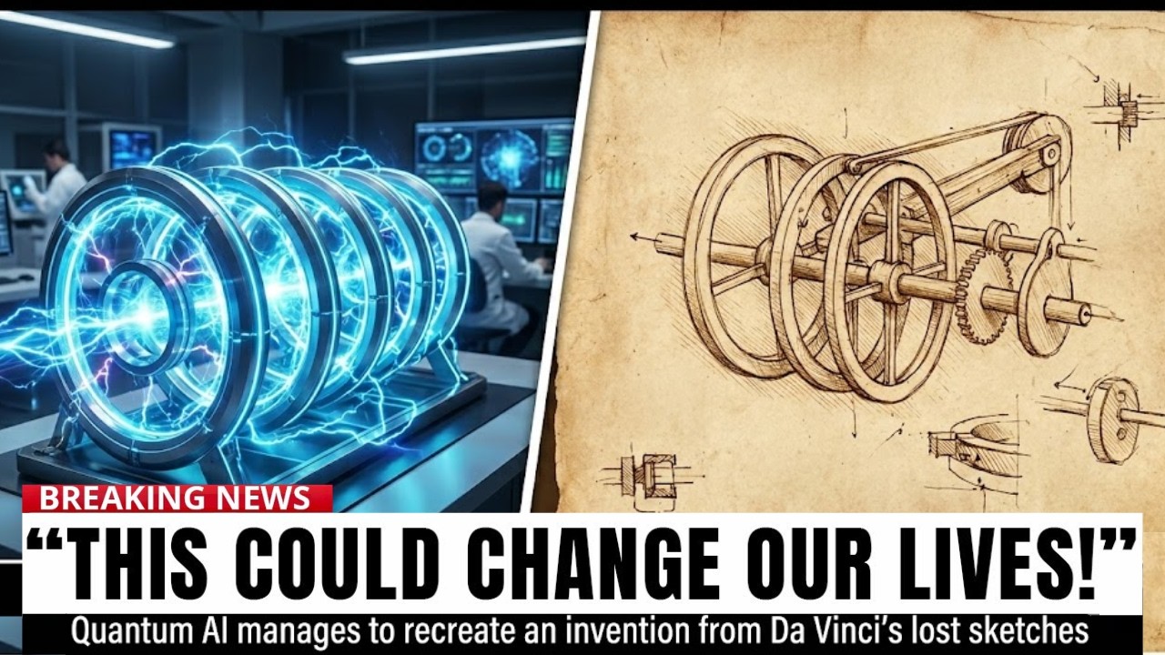 Scientists Used Quantum AI to Decode Da Vinci's Most Mysterious Invention