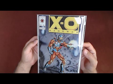 Comic Book Reading: X-O Manowar #1, 1992, Valiant, 1st Appearance, Intro (21:25) Read (31:12) [ASMR] Video