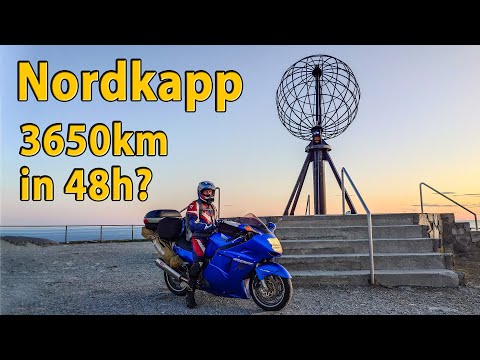 Von MÜNCHEN ans NORDKAPP 3650km in 48h CHALLENGE - MotoVlog