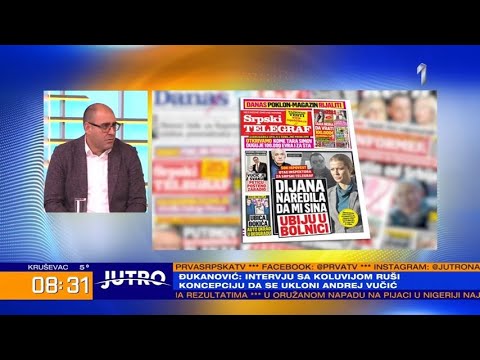 JUTRO - Afera Jovanjica, prisluškivanje predsednika | PRVA