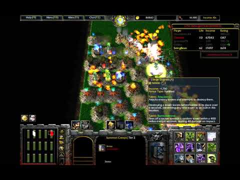 Warcraft 3 - Easy Line Tower Wars Win