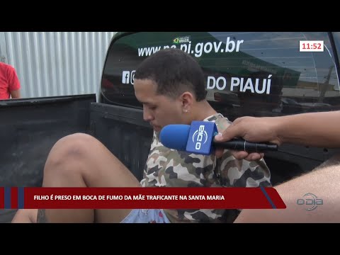 Filho é preso em boca de fumo da mãe traficante na Santa Maria 14 10 2022
