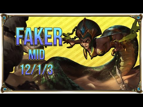 SKT T1 Faker: Cassiopeia vs Victor - SoloQ Higjlights