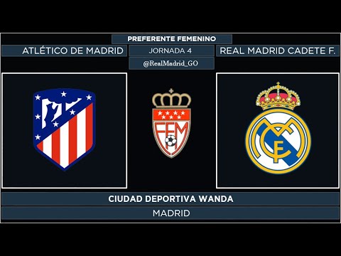 Atlético de Madrid - Real Madrid Cadete Femenino | Preferente Femenino Cadete 2022/23 | Jornada 4