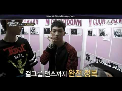 140306 Mcountdown GOT7 Cut Jr dance to Something by Girls Day