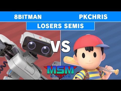 MSM Online 58 - NVR | PkChris (Ness) Vs. 8BitMan (ROB) - Losers Semis