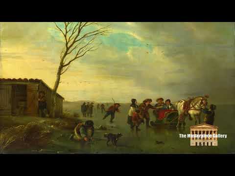 Gallery Paintings with Classical Music- A Scene on the Ice HD