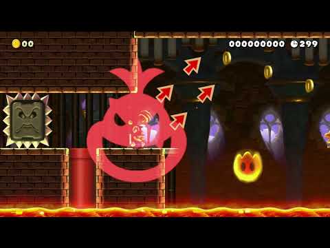 Calamity Castle by Reus 🍄 Super Mario Maker 2 😶 No Commentary　⚿abz