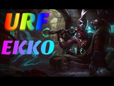 URF EKKO - ULTRA RAPID FIRE EKKO SEASON 9 - URF 2019 - EKKO ULTRA RAPID FIRE - LEAGUE OF LEGENDS URF