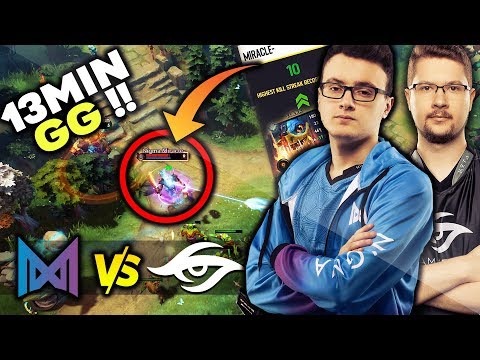 WTF HAPPENED?! 13min GG STOMP - Nigma vs Secret - Fastest Pro Dota 2 Match in 2020 - ESL Birmingham