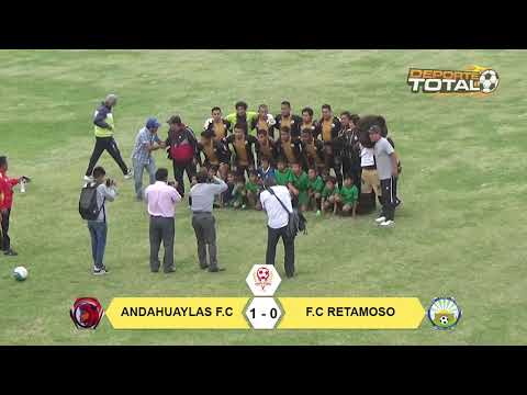 RESUMEN DEL PARTIDO ANDAHUAYLAS F C (1) VS (0) F C RETAMOSO 2018