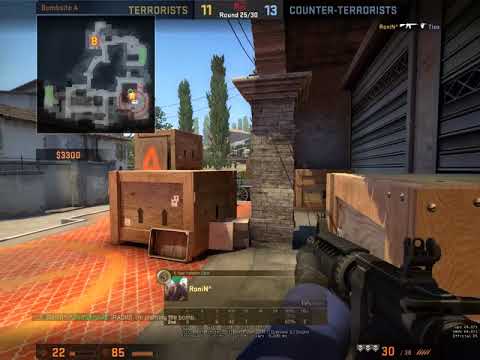 RoniN^ clutch 1v4 CS:GO