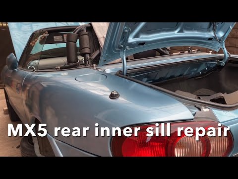 Mazda MX5 / MIATA - Rear Sill Section Welding Repair - Rear inner sill / rocker welding