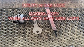 CAM LOCK 2019 (How to generate a new key when all keys are lost!)