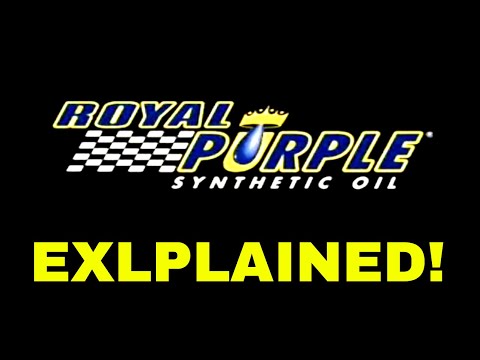 Royal Purple Synthetic Oil Explained V8TV-Video