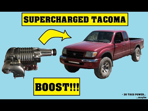 How to supercharge your 4-cyl Tacoma/4-Runner (instructional video) with TRD / LCE supercharger