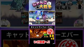 第4形態にさせたキャットマンフォーエバーを編成に入れていざ賢者の亀へ #にゃんこ大戦争