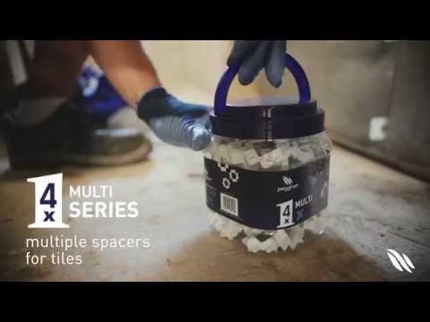 Peygran Multi Series 4x - most innovative reusable tile spacers 4 sizes in 1 spacer