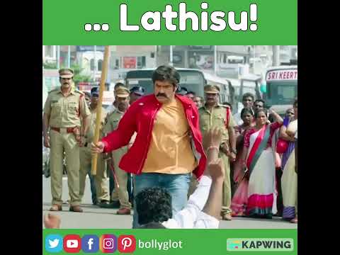 Balayya Flipping Thingsu... Lathisu! (Nandamuri Balakrishna)