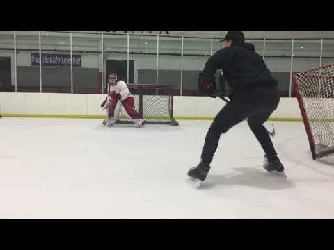 Alex Nedeljkovic Training Clips   Carolina Hurricanes NHL