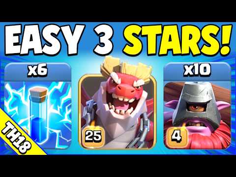 New Dragon Duke Ground Attack makes 3 STARS EASY! Best TH18 Attack Strategy (Clash of Clans)