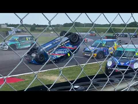 Epic mini crash multiple car pile up 2023 day 1 of action packed