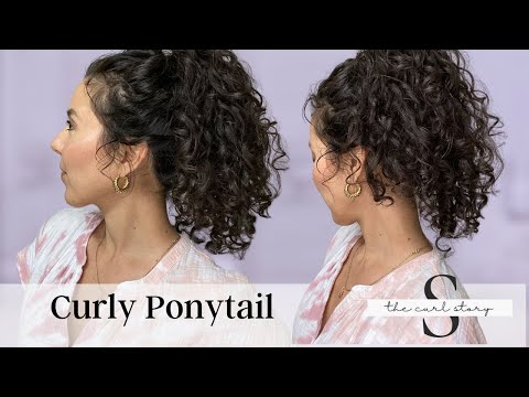 A Chic Curly Ponytail with a Loose & Wispy Look |...