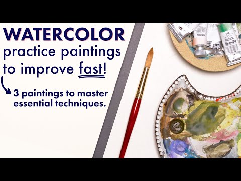 SIMPLE Watercolor Practice to Improve Fast