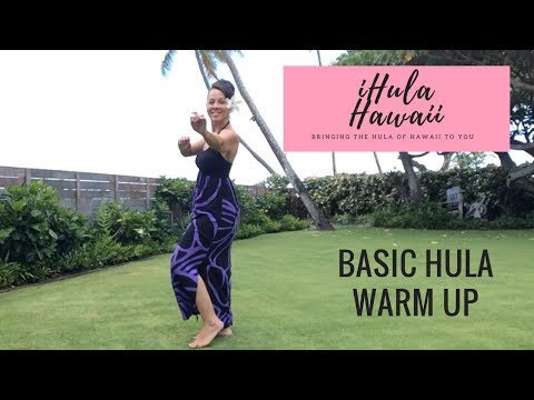HOW TO HULA -  BASICS STEPS WITH THE BROTHERS CAZIMERO'S " ALOHA E KOHALA" - HULA WARMUP