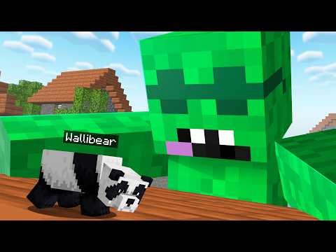 Minecraft Mob Hunt… But Our Size Is Random